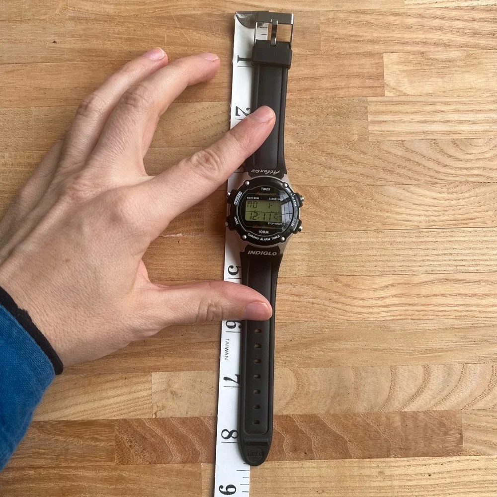 Timex Atlantis 100 indiglo digital sport watch NEW BATTERY